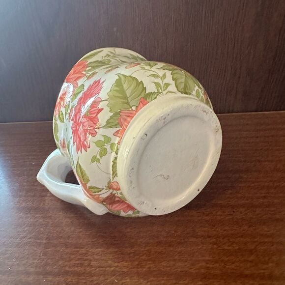 Floral pitcher / planter - Picture 3 of 3